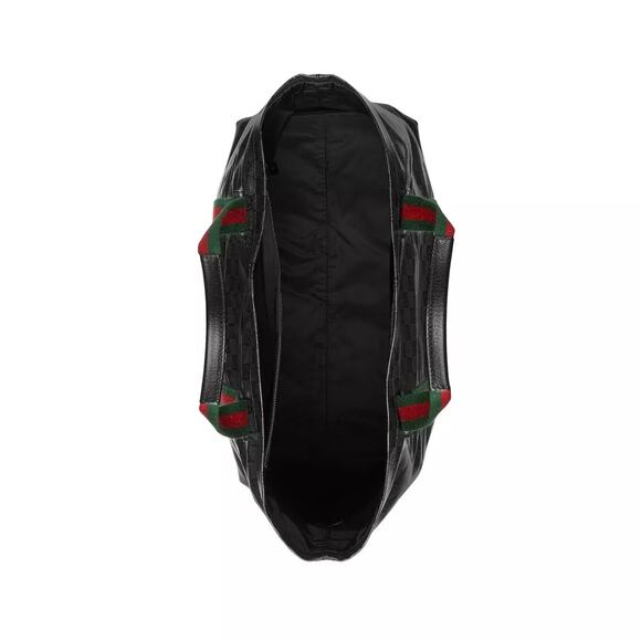 GUCCI Black GG Crystal Canvas Medium Tote Bag New & Authentic - Picture 5 of 11